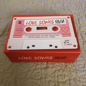 Love Songs Quiz Card Game